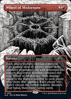 Wheel of Misfortune Secret Lair Drop - Death and Metal Art